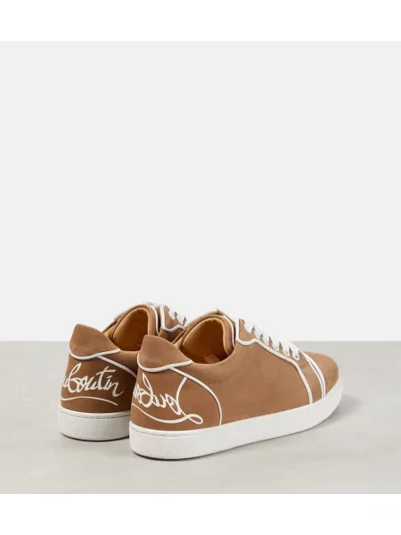 Usnjene superge Christian Louboutin bež