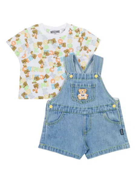 Szorty dziecięce Moschino niebieskie
