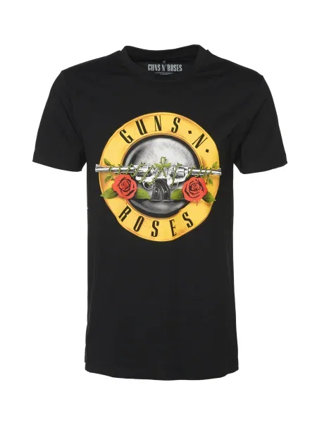 Mister Tee Póló Guns n‘ Roses sárga / piros fekete