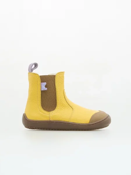 Шкіряні Дитячі Челсі OSIK Barefoot Chelsea Honey Junior жовтий