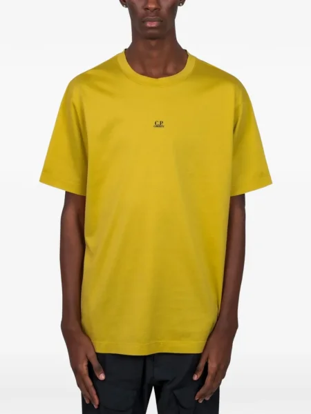 Tricou C.p. Company scurt galben