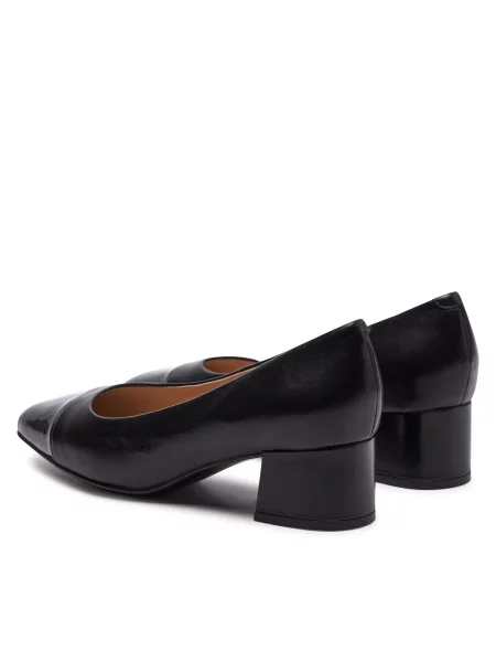 Κλειστά παπούτσια Caprice Black Comb μαύρο