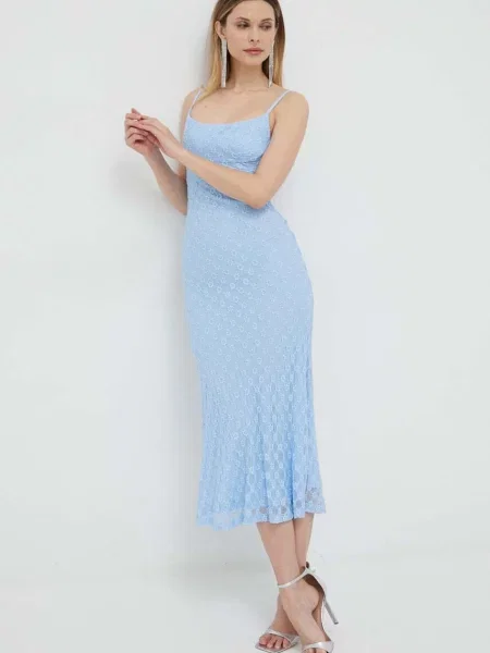 Bardot rochie maxi mulata