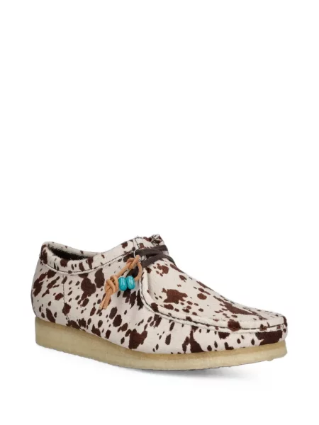 Raštuotas derby batai Clarks Originals balta