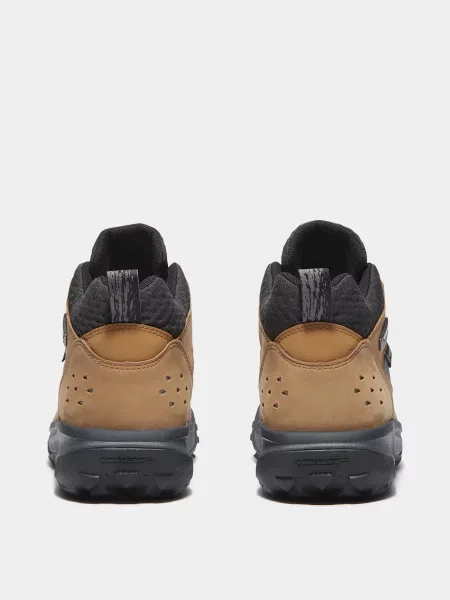 Ботинки Timberland из нубука коричневые