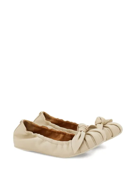 Balerini Ferragamo cu funde fără toc