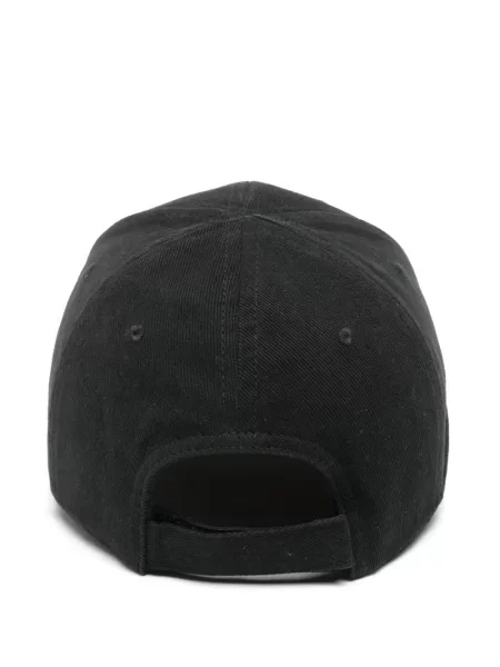 Șapcă Balenciaga cu broderie negru