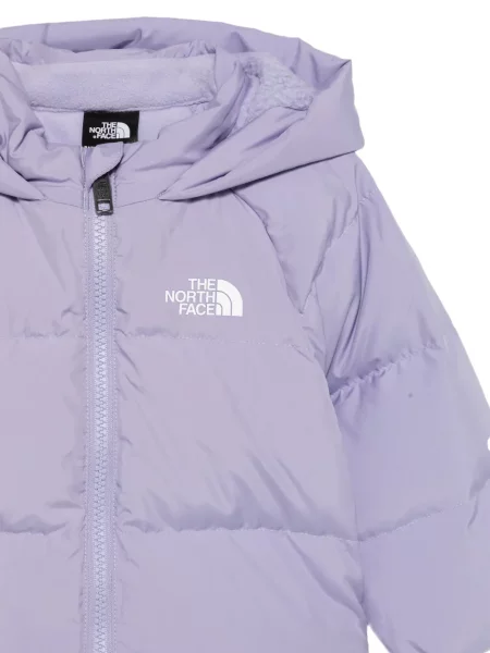 Kurtka puchowa dziecięca The North Face fioletowa