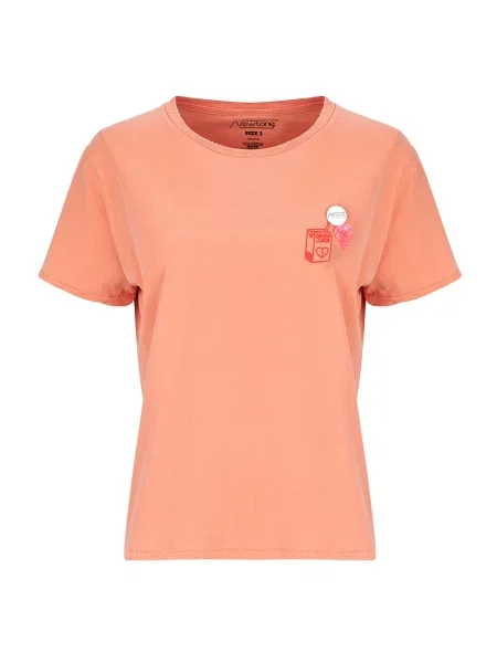 Majica Newtone s kratkimi rokavi oranžna