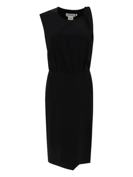 Rochie fără mâneci Sportmax fără mâneci de costum negru