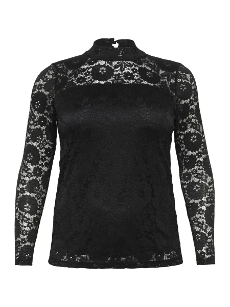 KAFFE CURVE Tričko Elga' černá