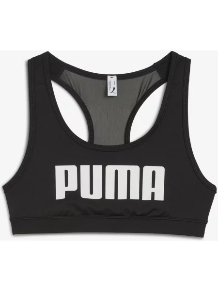 Biustonosz Puma Logo czarny S biały