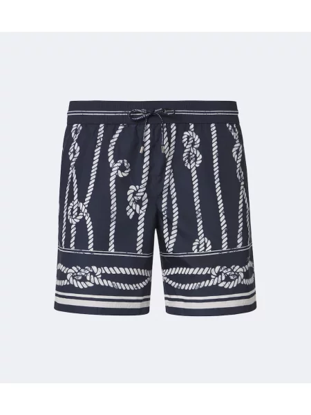 Slip de baie Dolce&gabbana cu imagine albastru