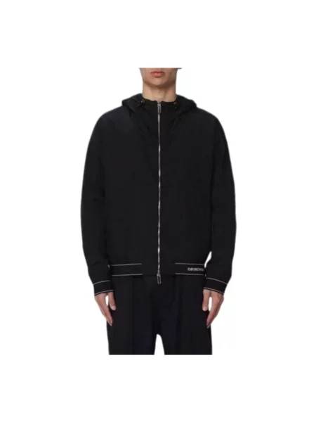 Lekka kurtka Emporio Armani czarna