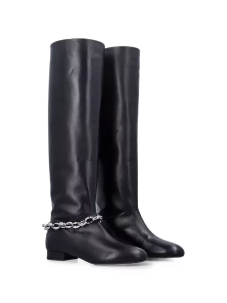 Cizme By Far din piele negru