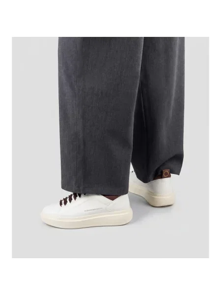 Sneakersy Alexander Smith skórzane białe