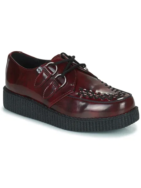 Pantofi derby Tuk bordo