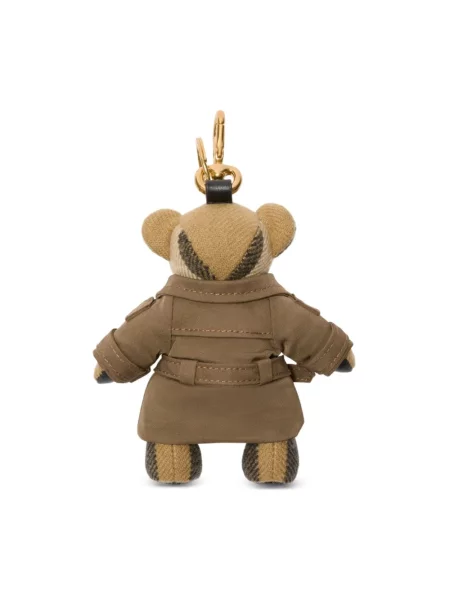 Zawieszka Burberry skórzana zielona