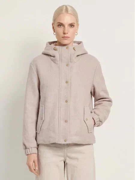White Label Kurtka beige biała