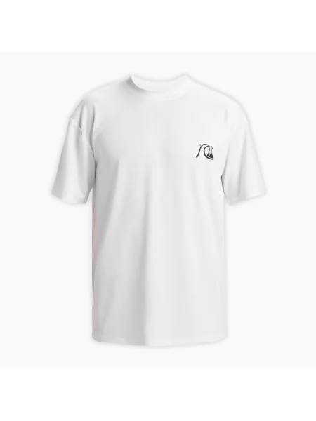 Tricou de înot pentru bărbați Quiksilver DNA Bubble Logo white alb