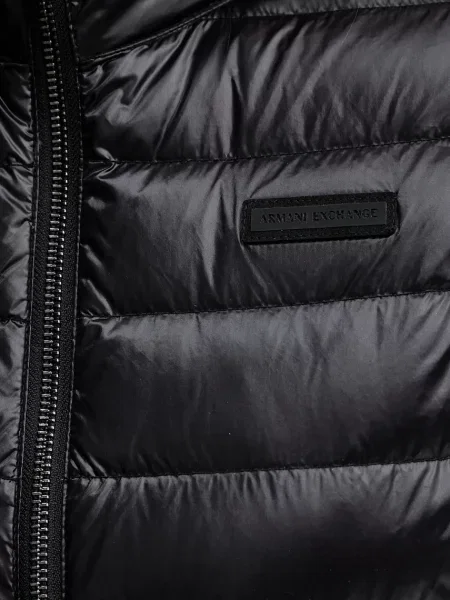 Пуховый жилет Armani Exchange черный