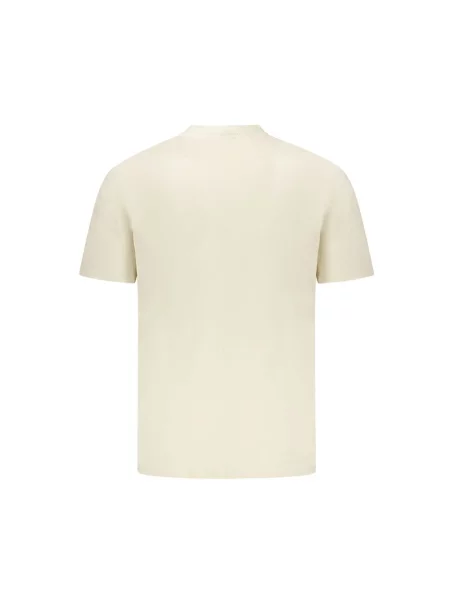 T-shirt z logo i okrągłym dekoltem Napapijri biała