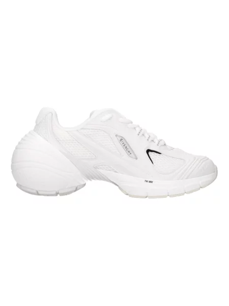 Sneakersy Givenchy skórzane z siateczki białe