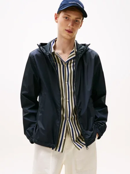 Tommy Hilfiger Geacă Bleumarin alb