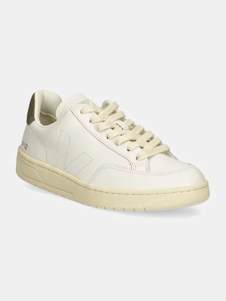 Veja sneakers din piele Stitch alb