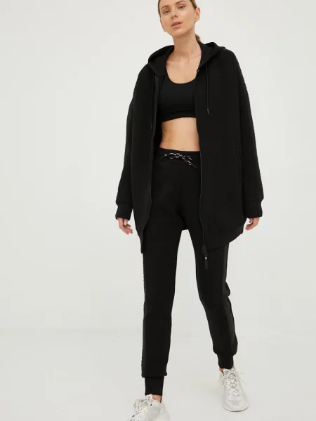 Спортивные штаны Guess с аппликацией черные