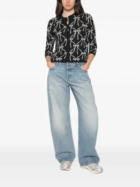 Cardigan Twinset cu funde negru