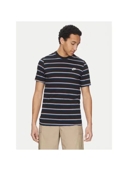 Nike Marškinėliai M Nsw Tee Club Stripe juoda