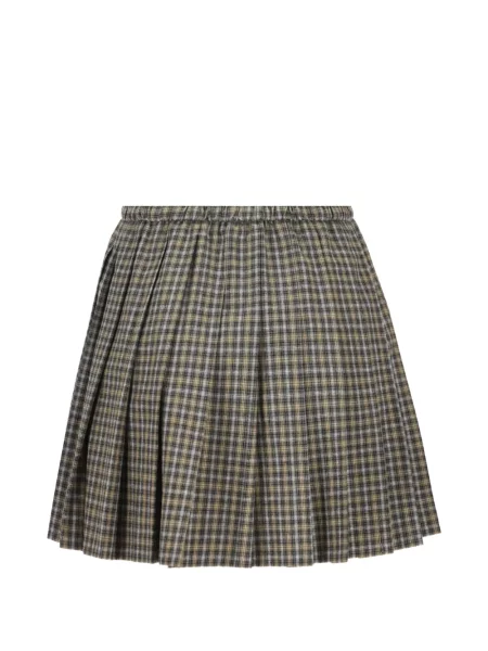 Fusta mini Miu Miu în carouri