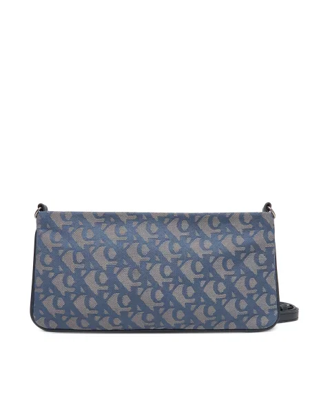 Calvin Klein Jeans Torbica Ckj Monogram Mini Bag Plava bijela