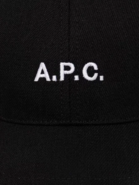 A.P.C. Șapcă baseball CHARLIE negru