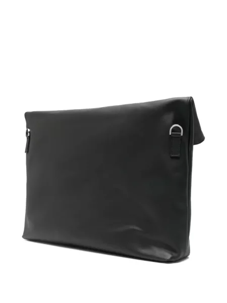 Geanta de piele Herskind din piele negru