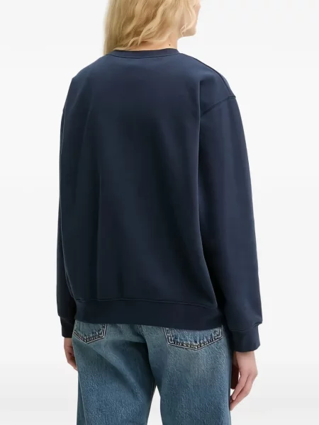 Curea Levi's® cu broderie cu cataramă cu dungi albastru