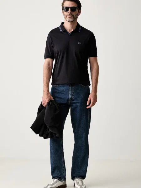 Tricou polo Armani Exchange