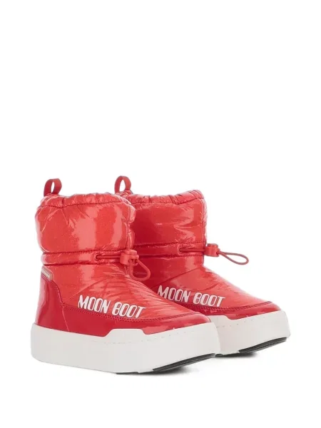 Dětské polokozačky Moon Boot červené