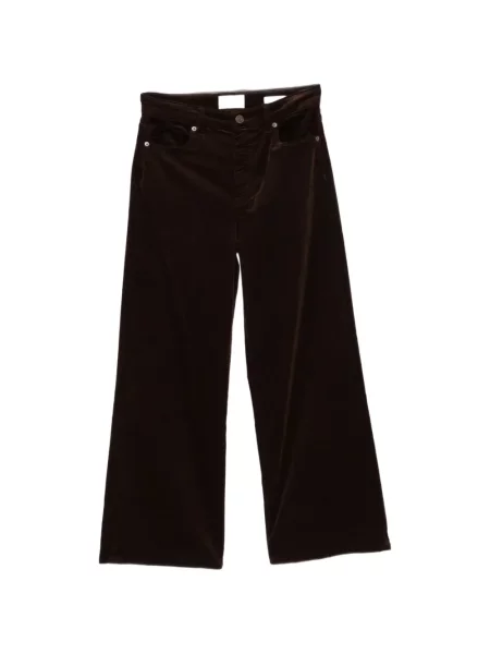 Cu centură pantaloni Frame de catifea cord maro