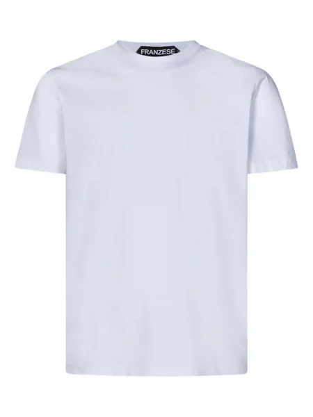 Tricou Franzese Collection cu decolteu rotund alb
