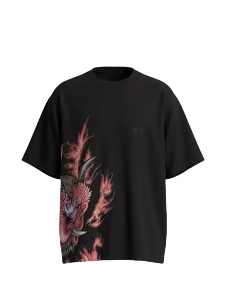 Tricou Y-3 cu imagine negru