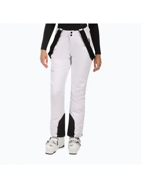 Pantaloni de schi pentru femei Kilpi Eurina white alb