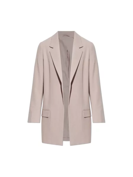 Lniana marynarka Allsaints fioletowa