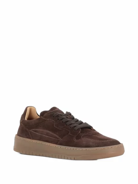 Sneakerși Lemargo din piele de căprioară maro
