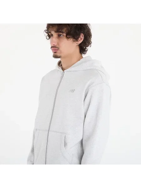Φούτερ New Balance Athletics French Terry Full Zip Ash Heather XL
