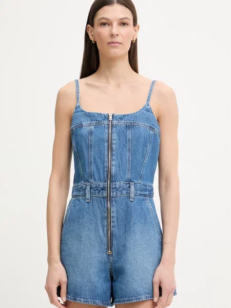 Levi's salopetă pentru femei din denim JOLENE ROMPER albastru