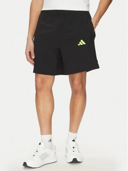 Adidas Спортни шорти Tech черен