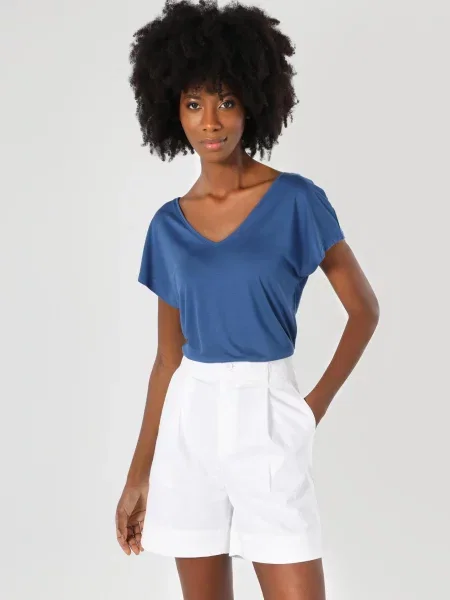 Футболки і поло Colin’s комбінований верх блакитний