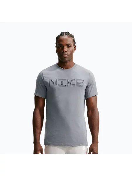 Tricou de antrenament bărbați Nike Dri-FIT Training T-Shirt smoke grey/black negru